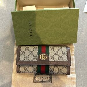 Ophidia GG Continental Wallet